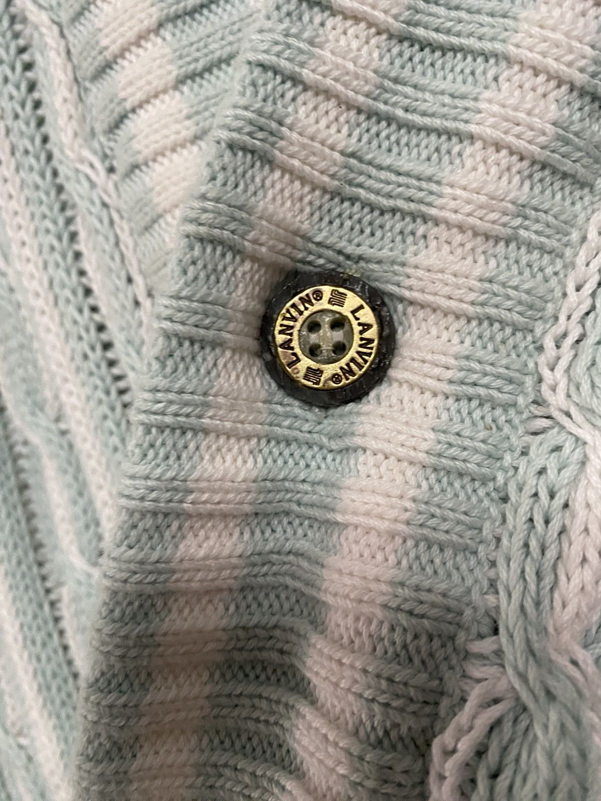 Lanvin Lanvin half button knit like coggi design Size M / US 6-8 / IT 42-44 - 5 Thumbnail