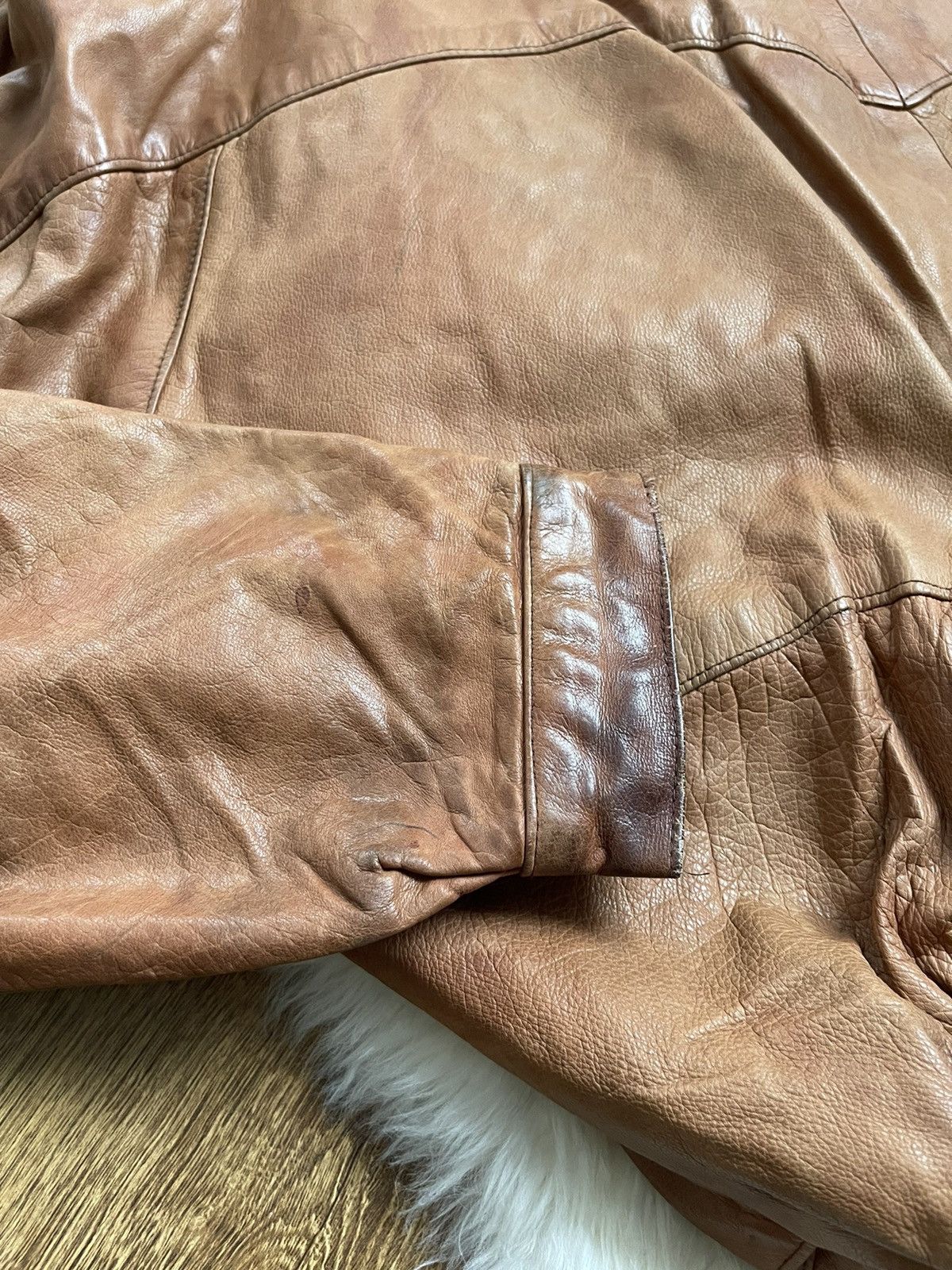 Other Top-Gun Vintage Leather Jacket Size US L / EU 52-54 / 3 - 10 Thumbnail