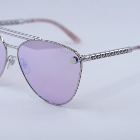 Versace 🕶️ New Versace VE2267 10007V Sunglasses - Silver Frame Size ONE SIZE - 10 Thumbnail