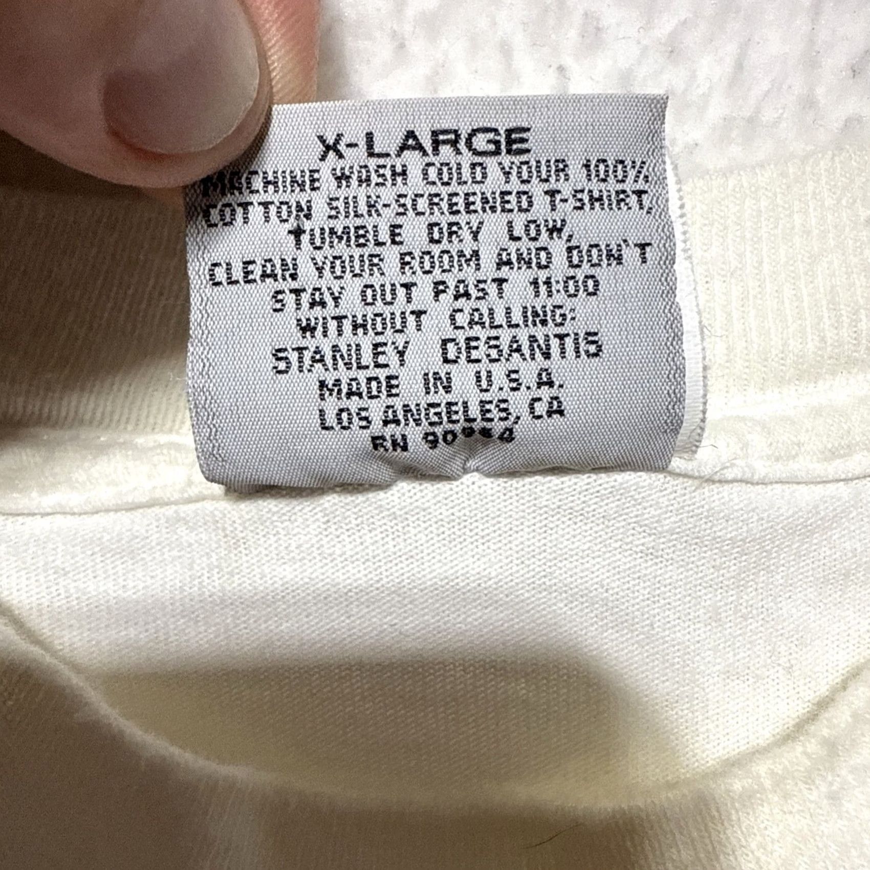 Vintage VINTAGE Stanley Desantis T-Shirt Home Improvement I Live For Hardware XL White Men Size US XL / EU 56 / 4 - 8 Thumbnail
