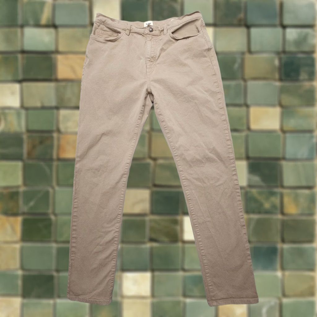 Flint And Tinder Flint and Tinder 365 Chino Pants Mens 34 x 34 Tan Brown Twill Regular 5-Pocket Logo Zip Inseam 32" Pant Color: Brown Size US 34 / EU 50 - 1 Thumbnail