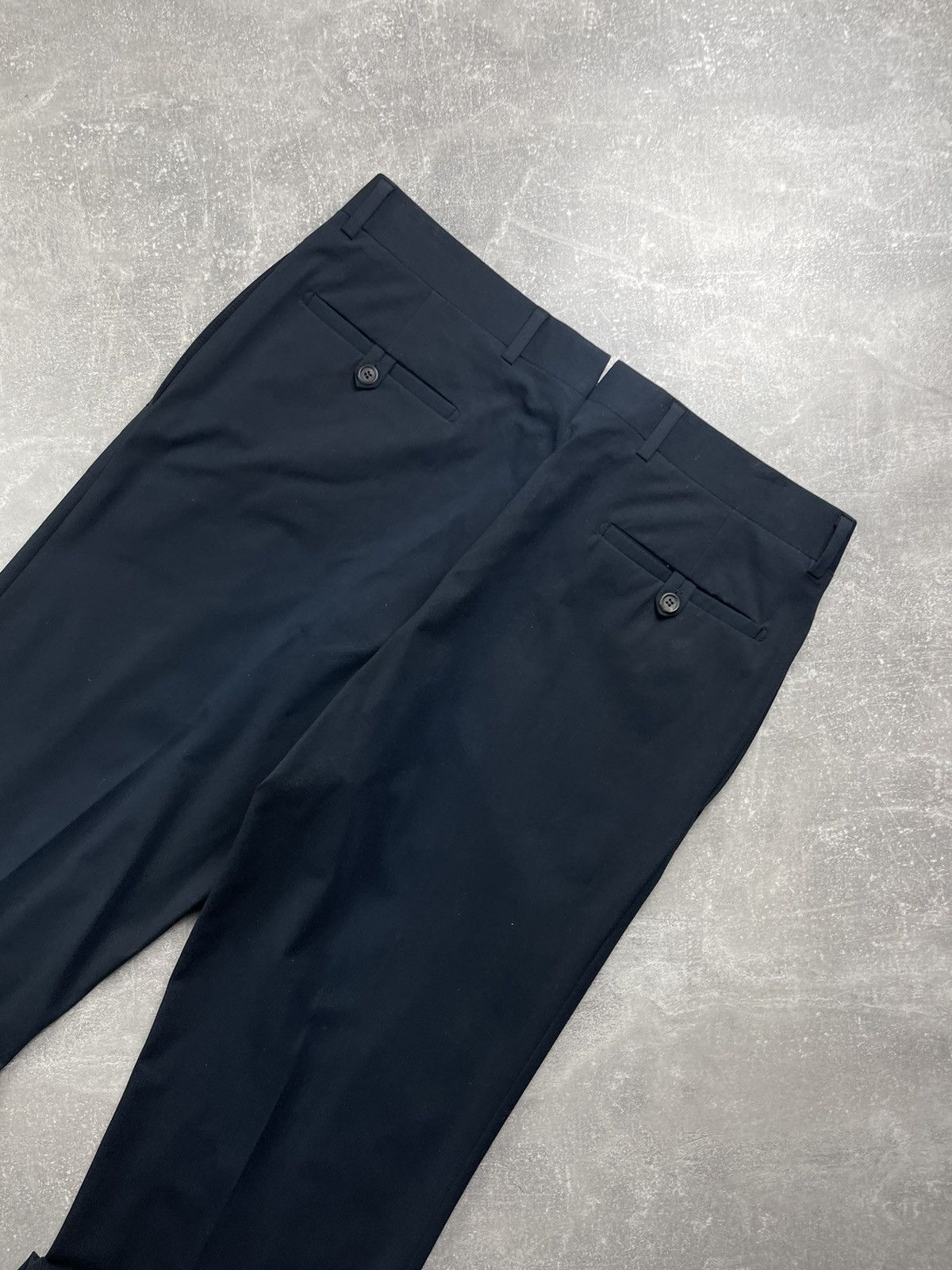 Fendi Fendi Classic Tailored Trousers Navy Blue Size 52 Size US 36 / EU 52 - 4 Thumbnail