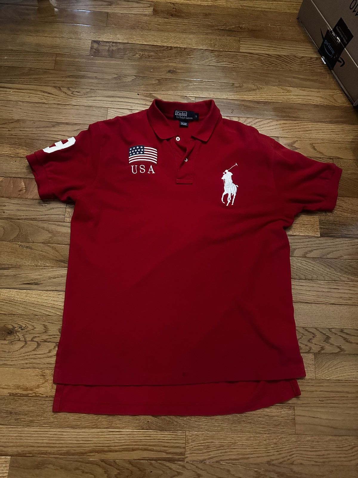 Polo Ralph Lauren Big Pony Polo “USA” Chief Keef | Grailed