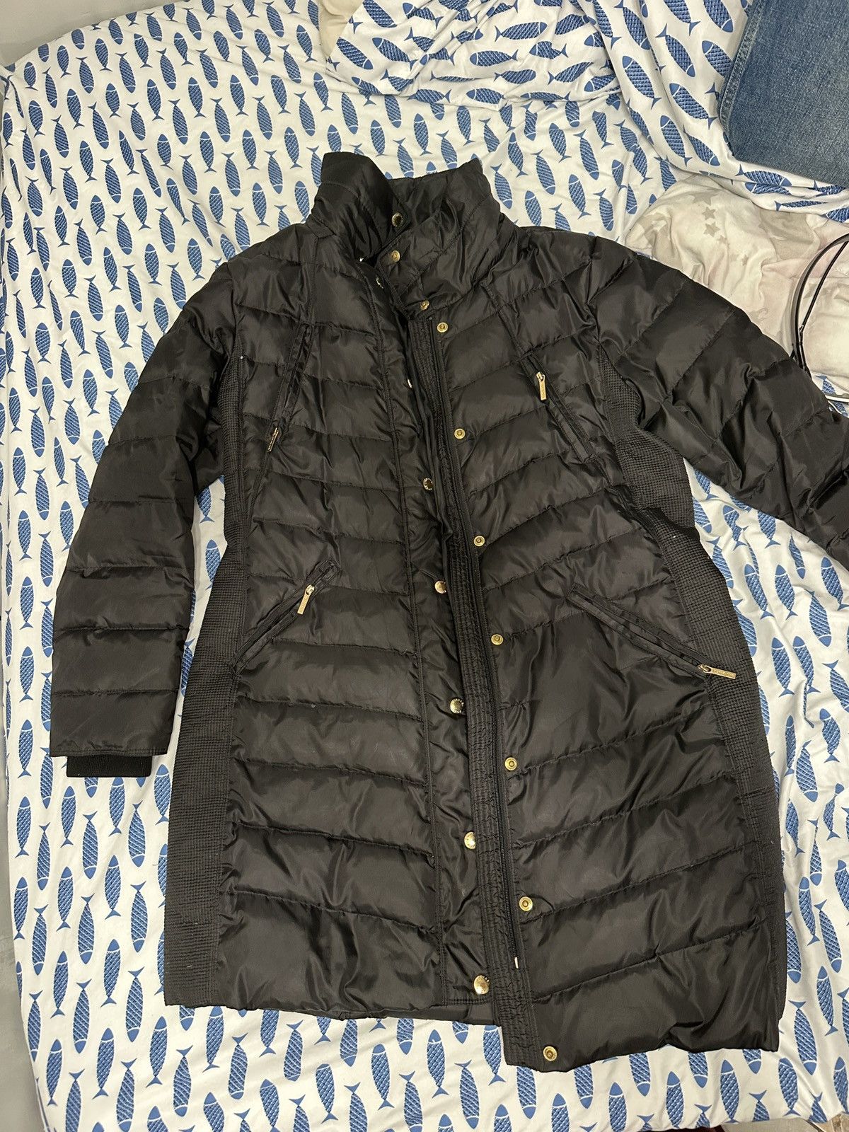 Michael Kors Michael Kors Black Coat Size XL / US 12-14 / IT 48-50 - 1 Thumbnail