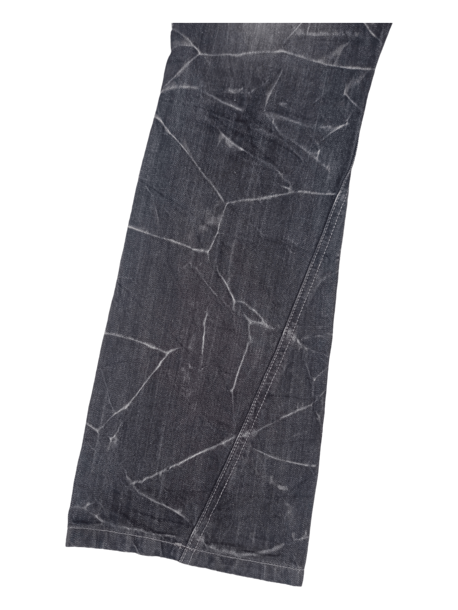 Seditionaries Vintage Nylaus Seditionaries Whiskered Wing Flared Jeans Size US 30 / EU 46 - 13 Thumbnail