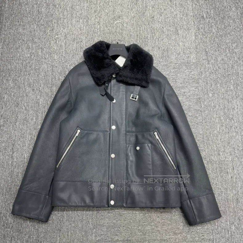 Hermes Hermes Cowhide and Sheepskin Fur One-piece Jacket Size US M / EU 48-50 / 2 - 1 Thumbnail