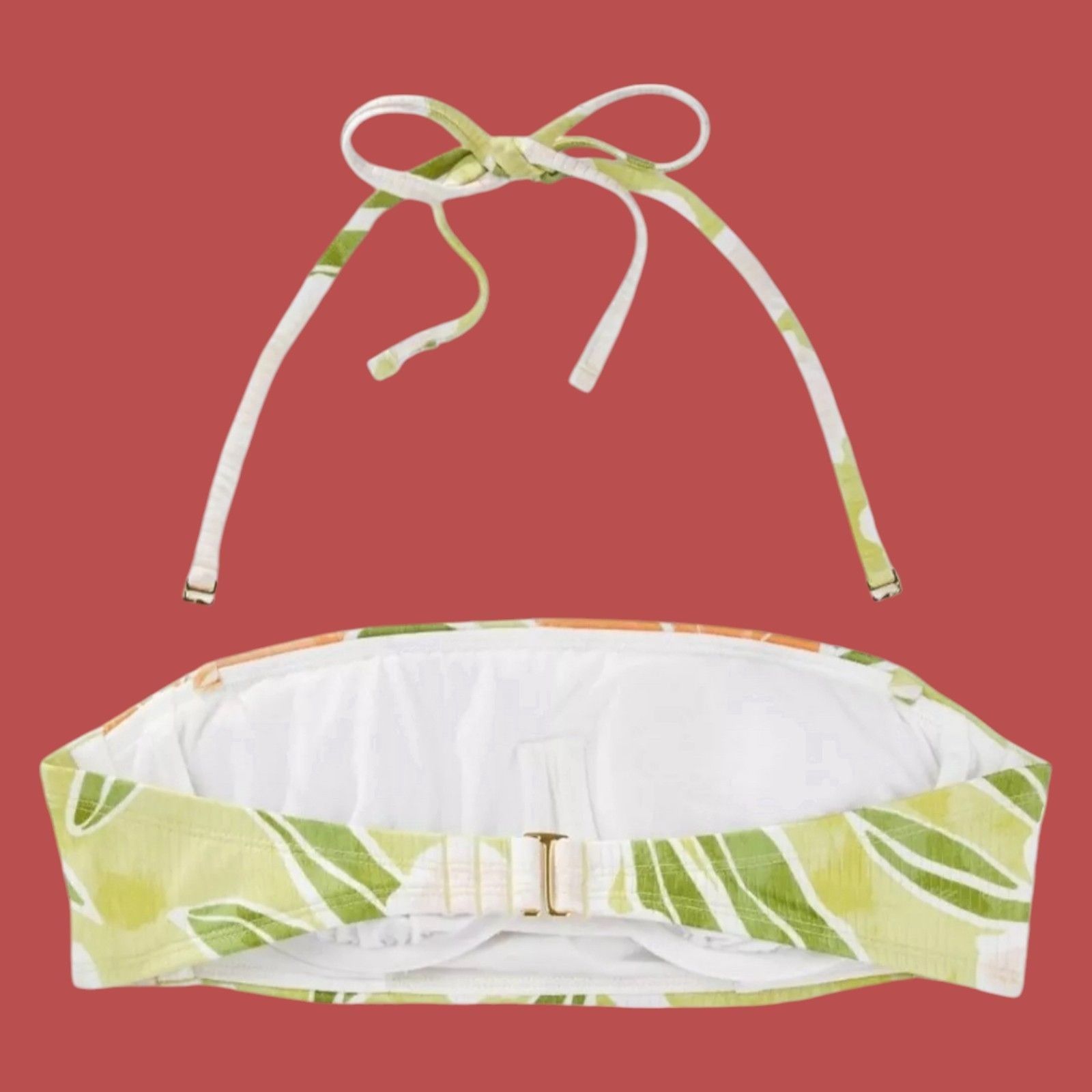 Other Shade & Shore - Women's Ribbed Hidden Underwire Bandeau Biki Size ONE SIZE - 4 Thumbnail