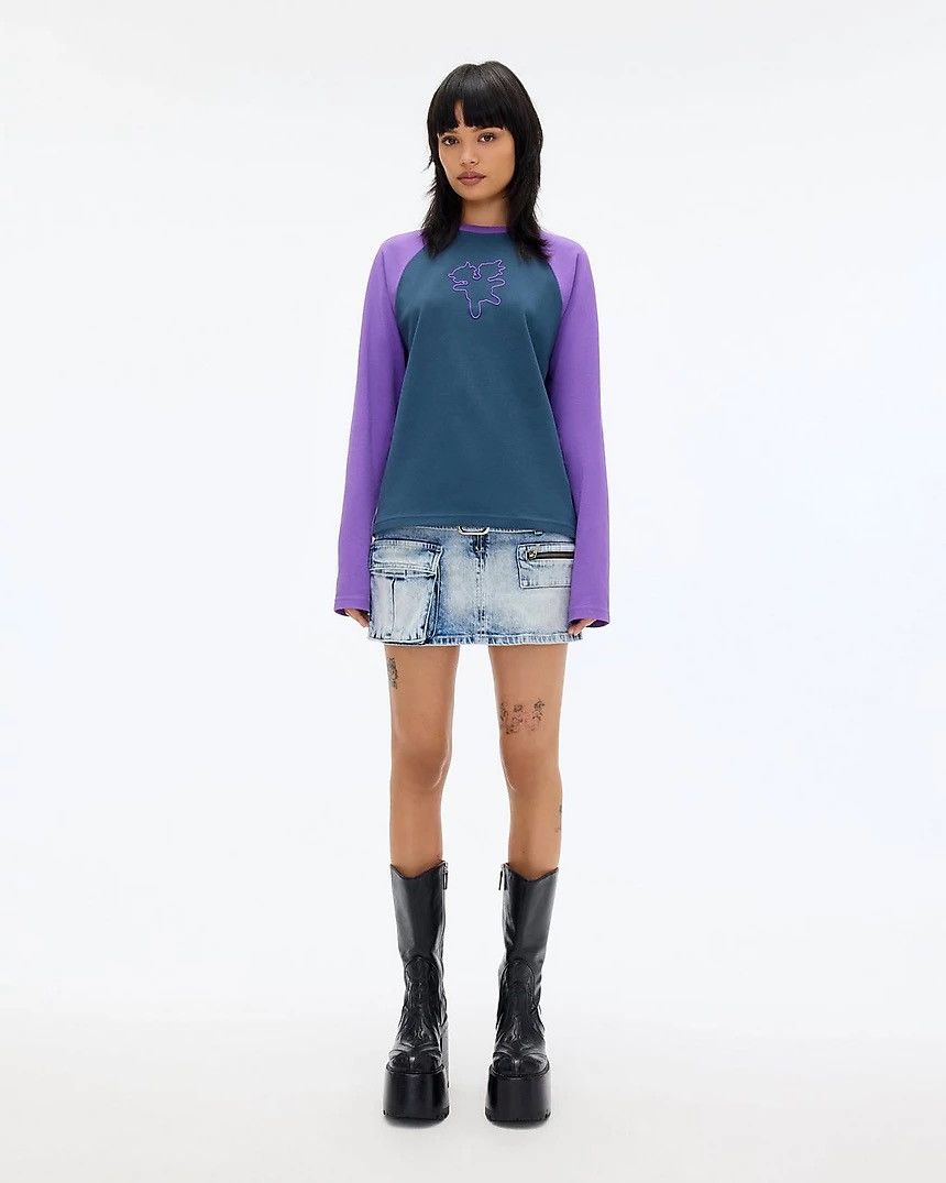 Happy99 × Heaven by Marc Jacobs × Marc Jacobs BRAND NEW Heaven by Marc Jacobs x Emergency Intercom Raglan Tee Size XL Size US XL / EU 56 / 4 - 4 Thumbnail