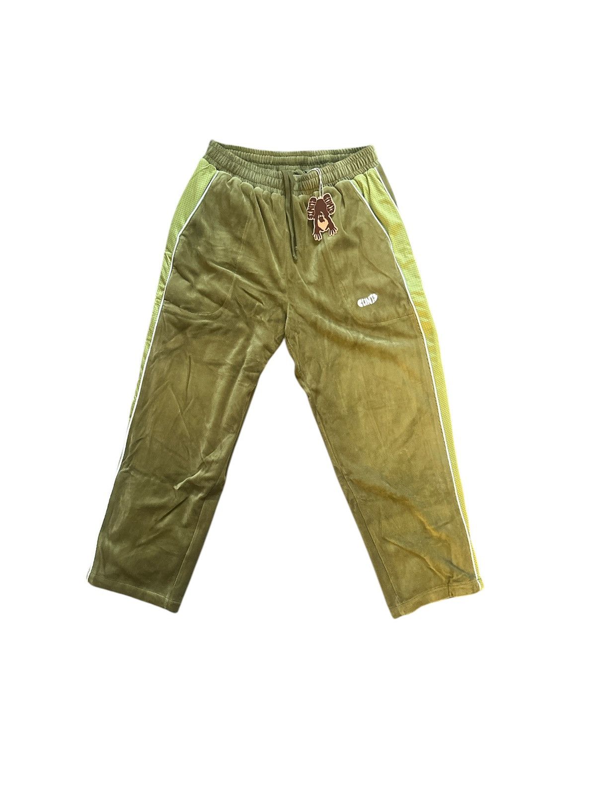 Clints Clint’s inc, Green and like velour joggers (L) Size US 32 / EU 48 - 2 Thumbnail