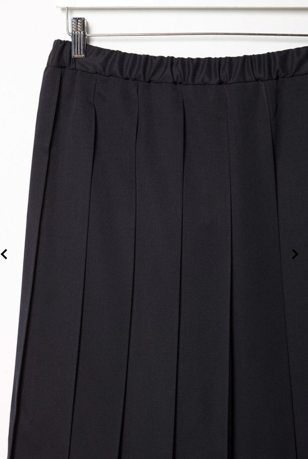 Comme des Garcons Girl Comme Des Garçons Girl Navy Pleated Wool Skirt Size 26" / US 2 / IT 38 - 5 Thumbnail