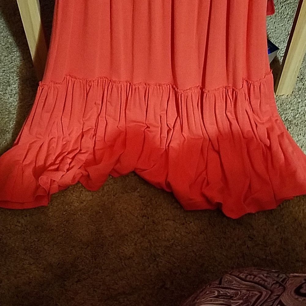 Other Sangria Strappy Dress Ruffled Hem Medium Size M / US 6-8 / IT 42-44 - 2 Thumbnail
