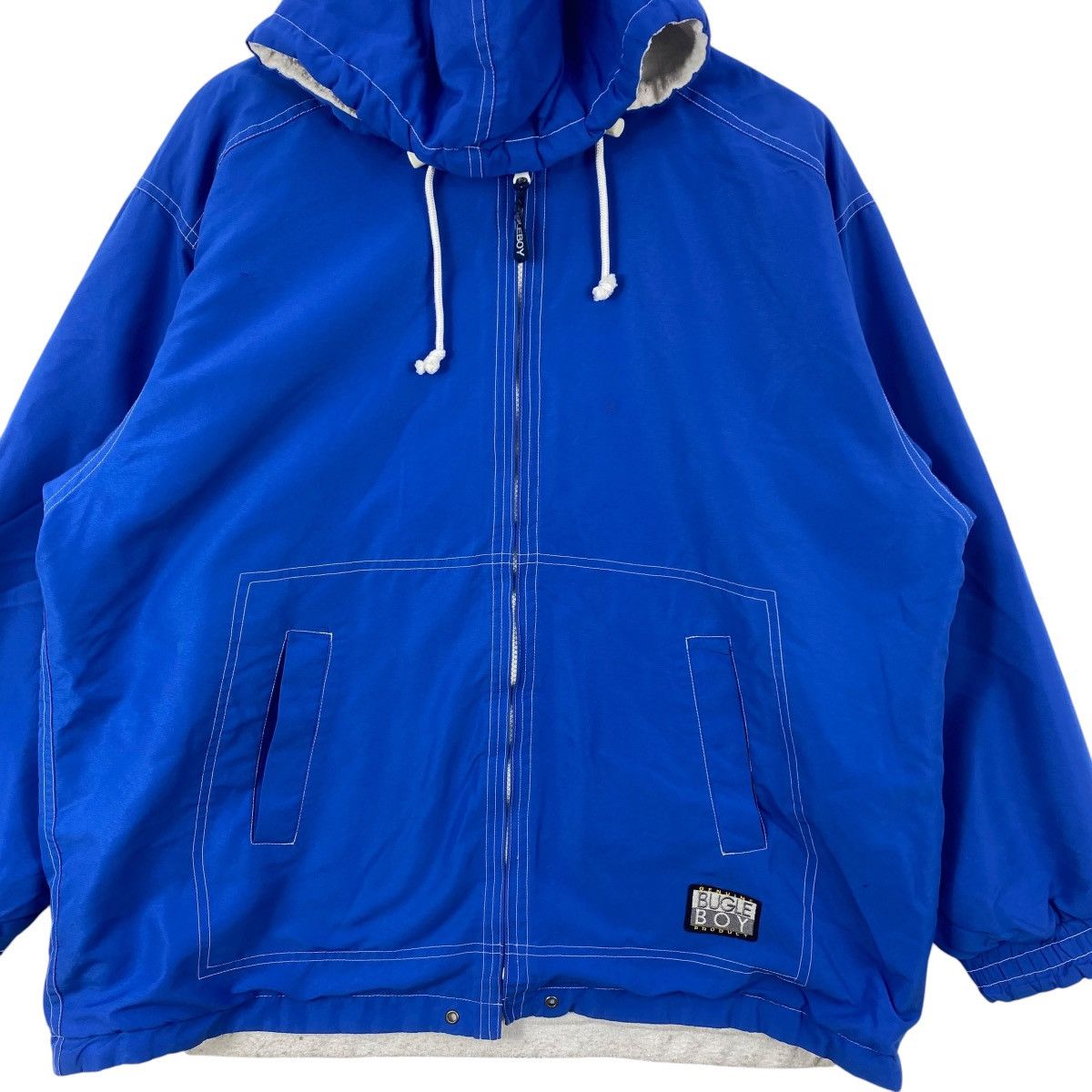 Bugle Boy Vintage BUGLE BOY Hooded Jacket Windbreaker Oversized Size US XL / EU 56 / 4 - 5 Thumbnail