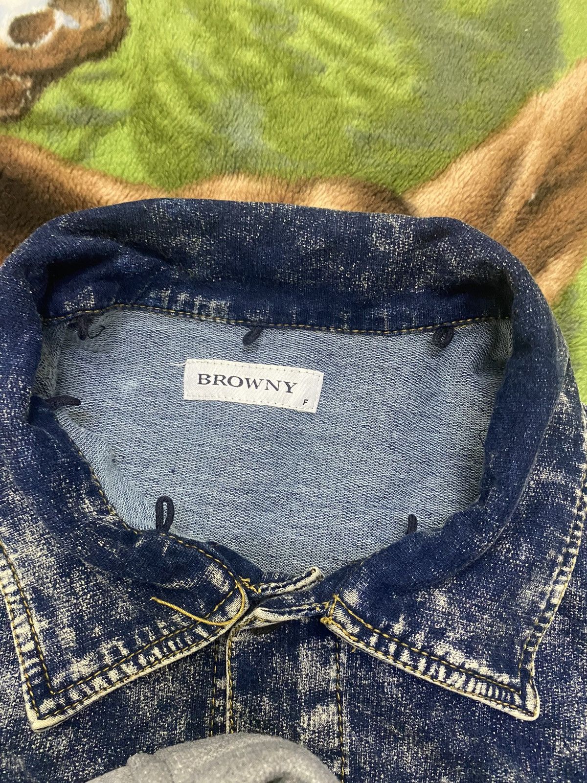 Japanese Brand ACID WASH DESIGN JACKET HOODIE PULL IN OUT DESIGN Size US L / EU 52-54 / 3 - 11 Thumbnail