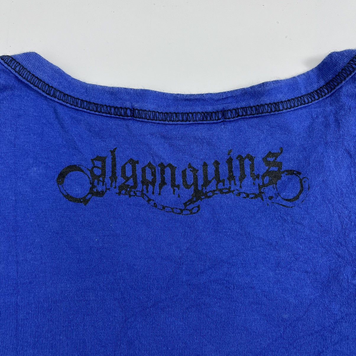 If Six Was Nine × Japanese Brand × Le Grande Bleu (L.G.B.) Y2K Algonquins like H Anarchy Poem Gothic Punk Lgb Zip Tee Size US M / EU 48-50 / 2 - 11 Thumbnail