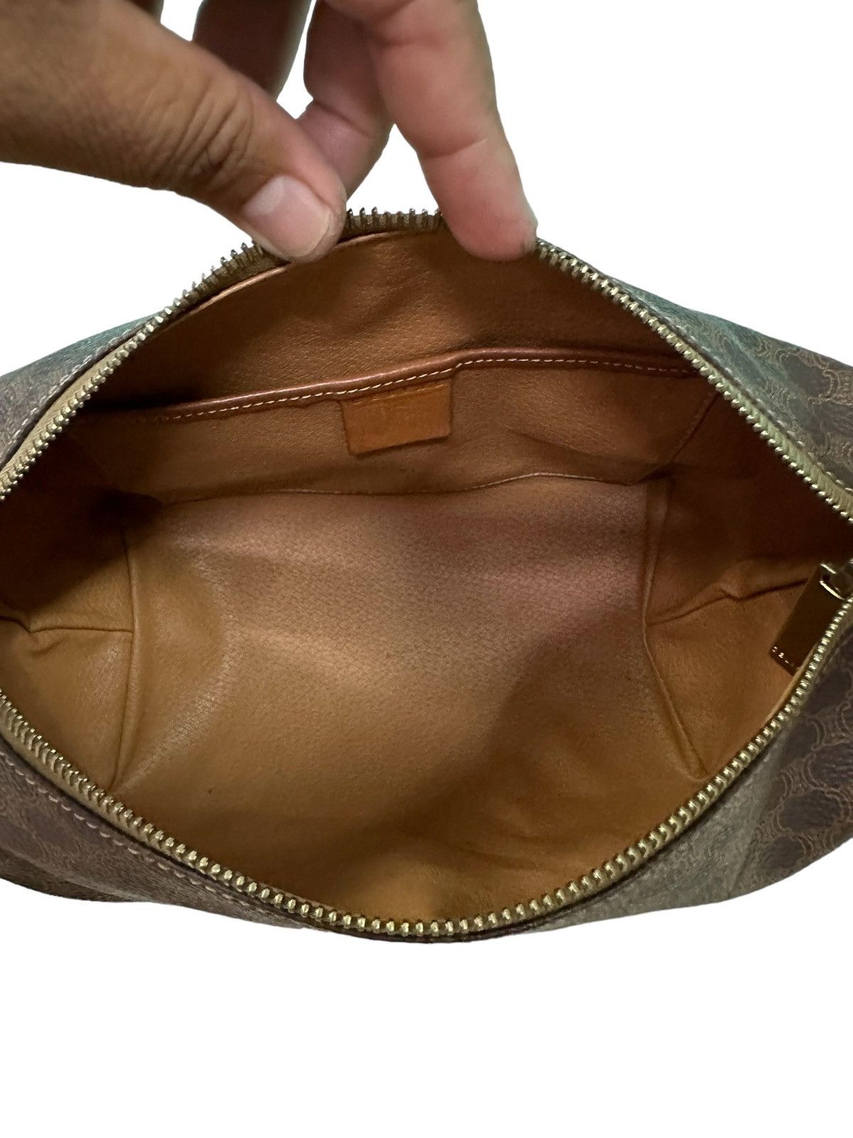 Celine AUTHENTIC CELINE MACADAM VANITY HAND/SHOULDER BAG Size ONE SIZE - 15 Thumbnail