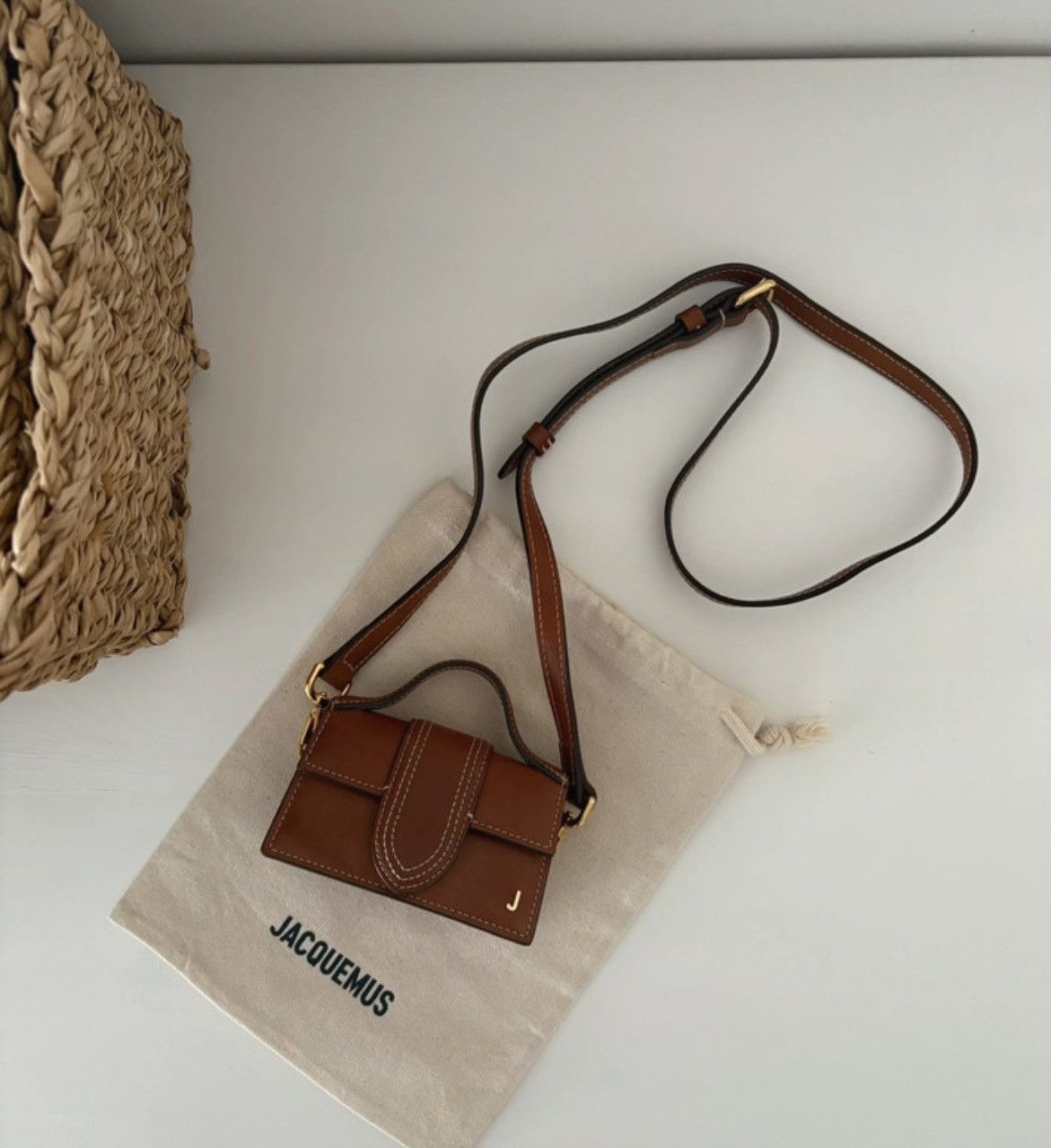 Jacquemus jacquemus Le Petit Bambino Satchel leather bag Size ONE SIZE - 1 Thumbnail