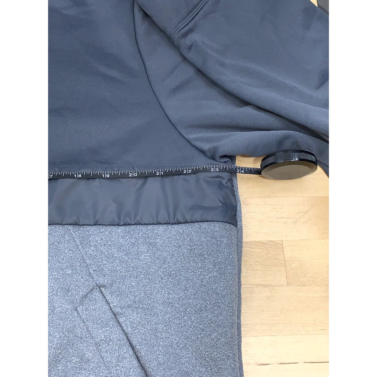 The North Face The North Face Pullover Sweatshirt 1/4 Zip Hooded Fleece Gray XL Men Outdoor Casual Size US XL / EU 56 / 4 - 7 Thumbnail