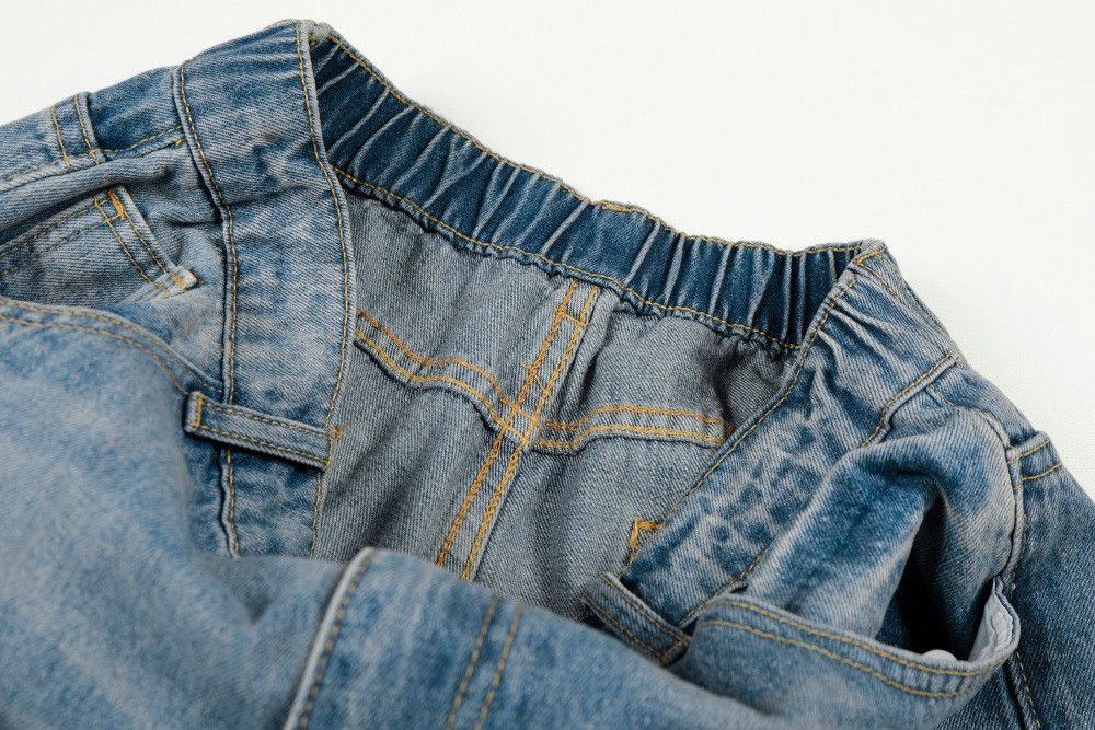 Jean American retro washed distressed jeans for men Size US 32 / EU 48 - 4 Thumbnail