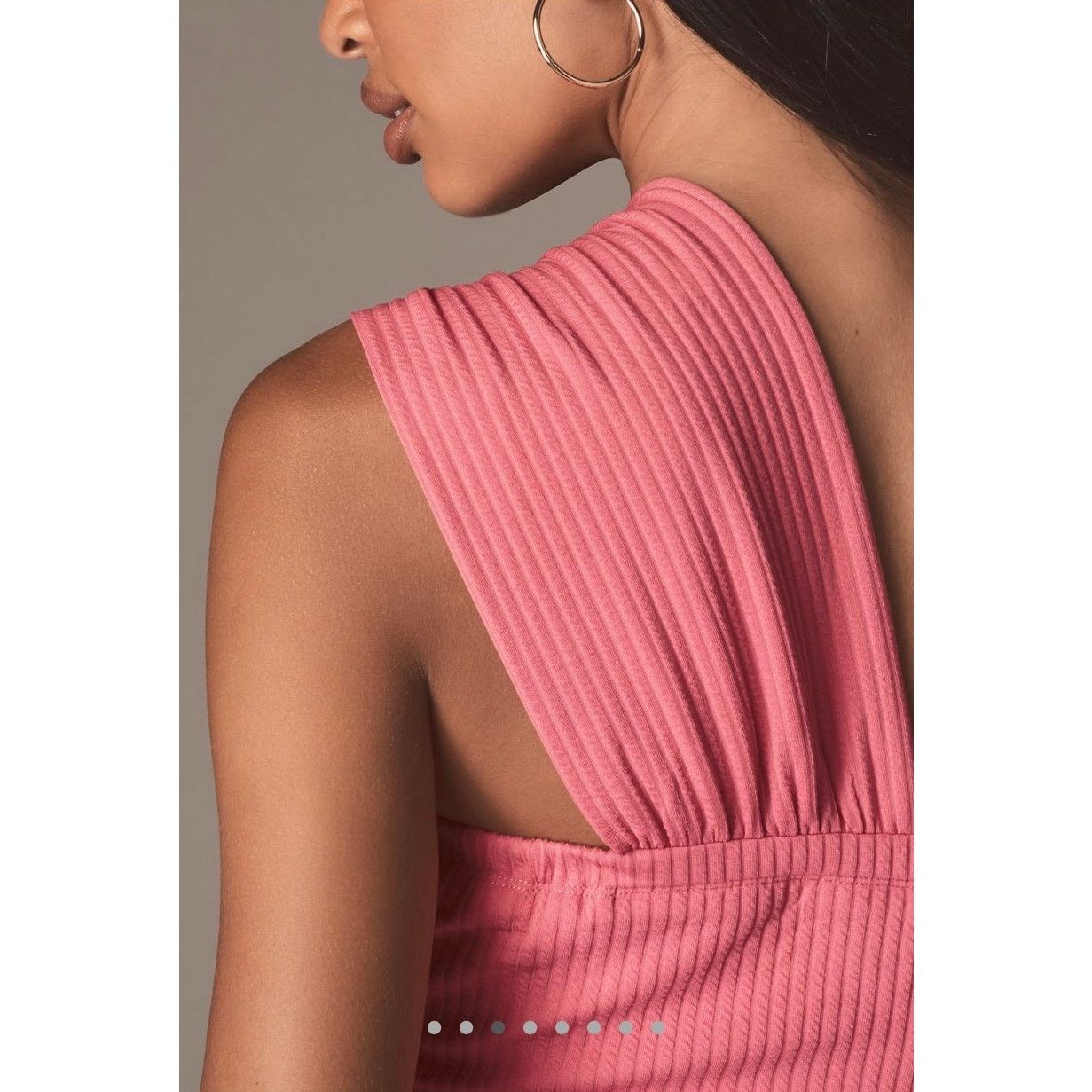 Anthropologie NWT Anthropologie Porridge Twist-Front Ribbed Maxi Dress Size L / US 10 / IT 46 - 4 Thumbnail