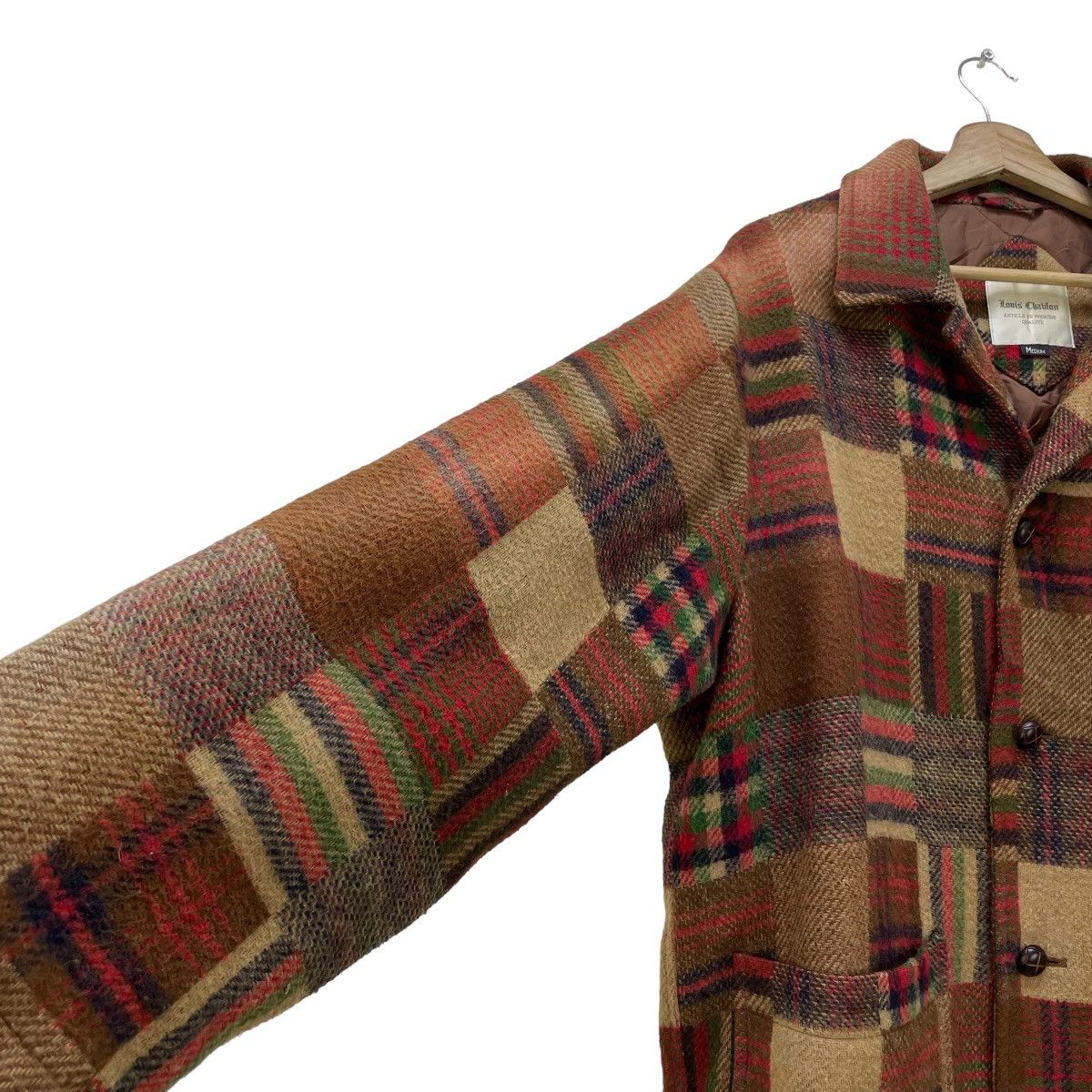 Native 🔥Vintage Brand Louis Chablon Pacthwork Aztec Wool Jacket Size M / US 6-8 / IT 42-44 - 9 Thumbnail