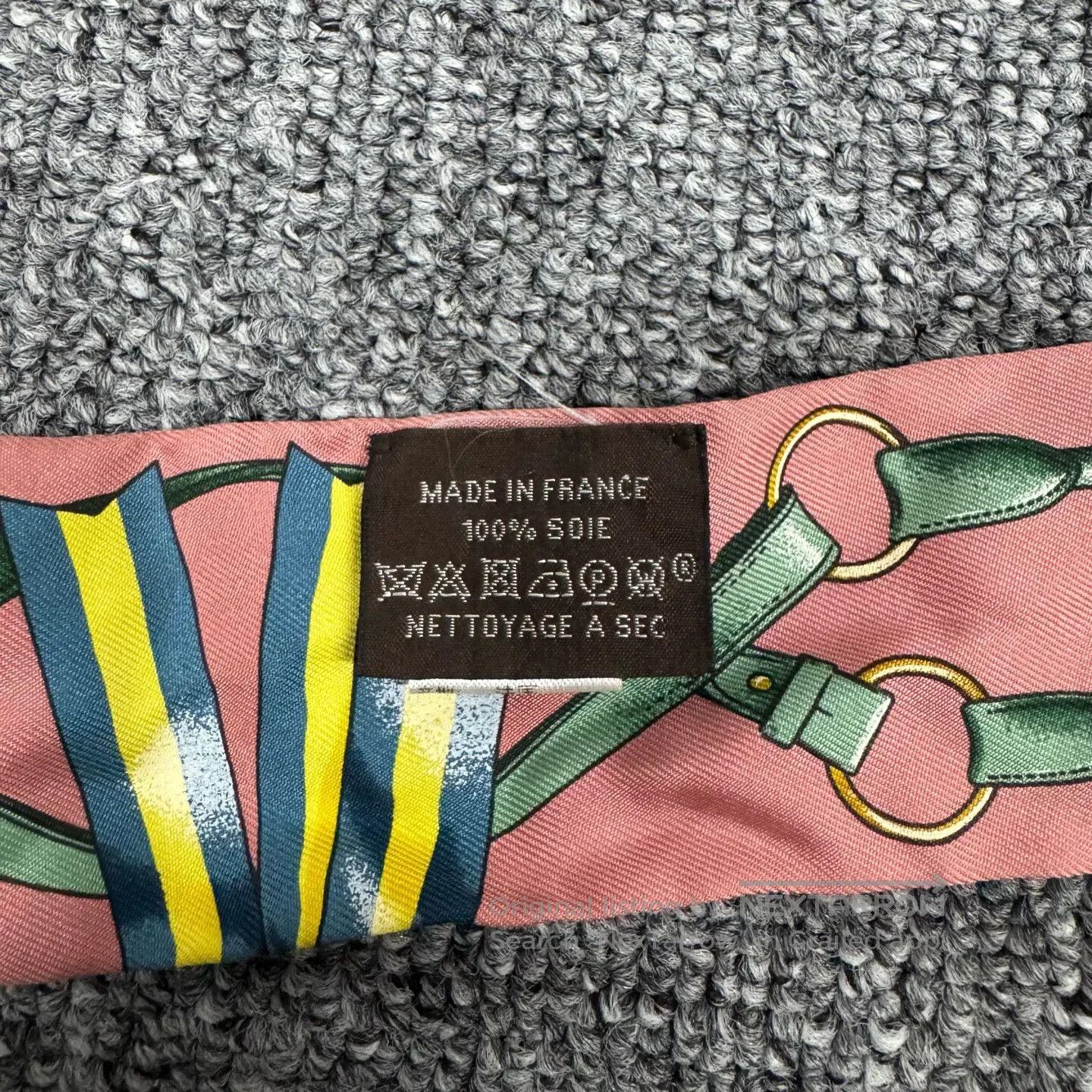 Hermes Hermes Horse gear twilly scarf| Size ONE SIZE - 4 Thumbnail