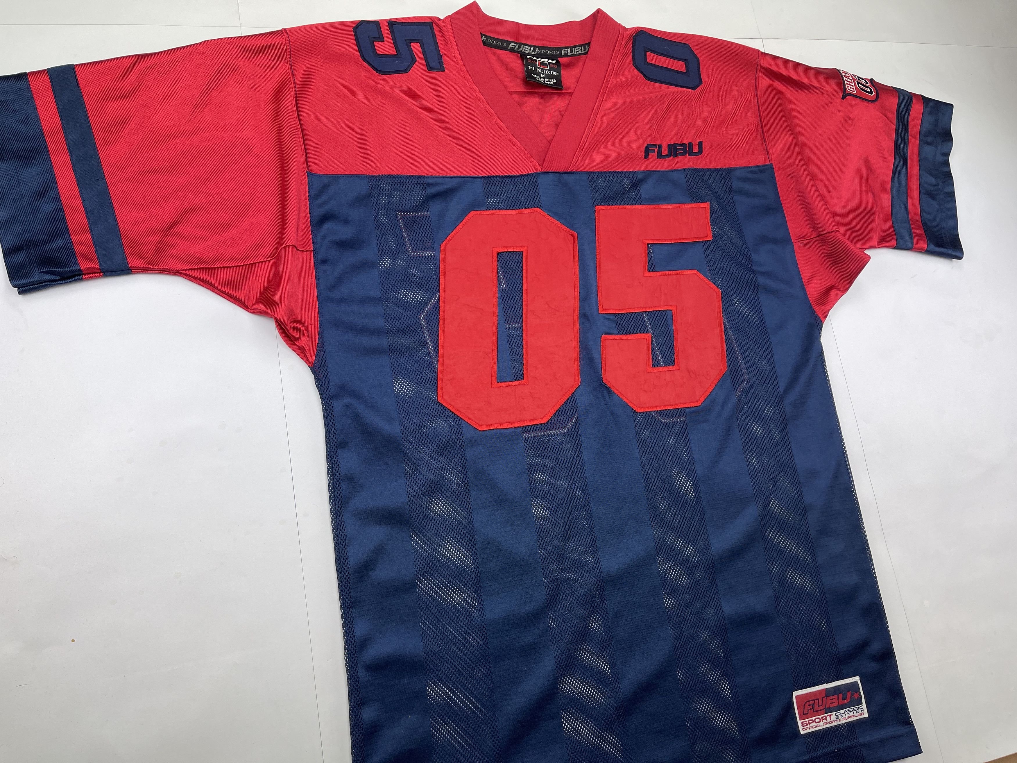 Fubu FUBU jersey, red, Fubu 05, vintage hip hop t-shirt, 90s M Size US M / EU 48-50 / 2 - 7 Thumbnail
