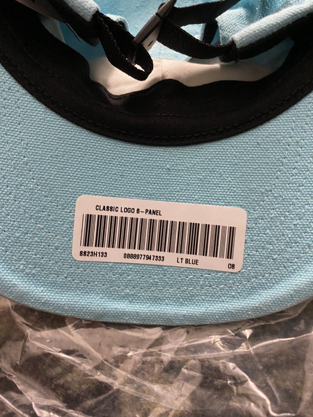 Supreme Supreme Classic Logo 6-Panel (SS23) Light Blue Size ONE SIZE - 6 Thumbnail
