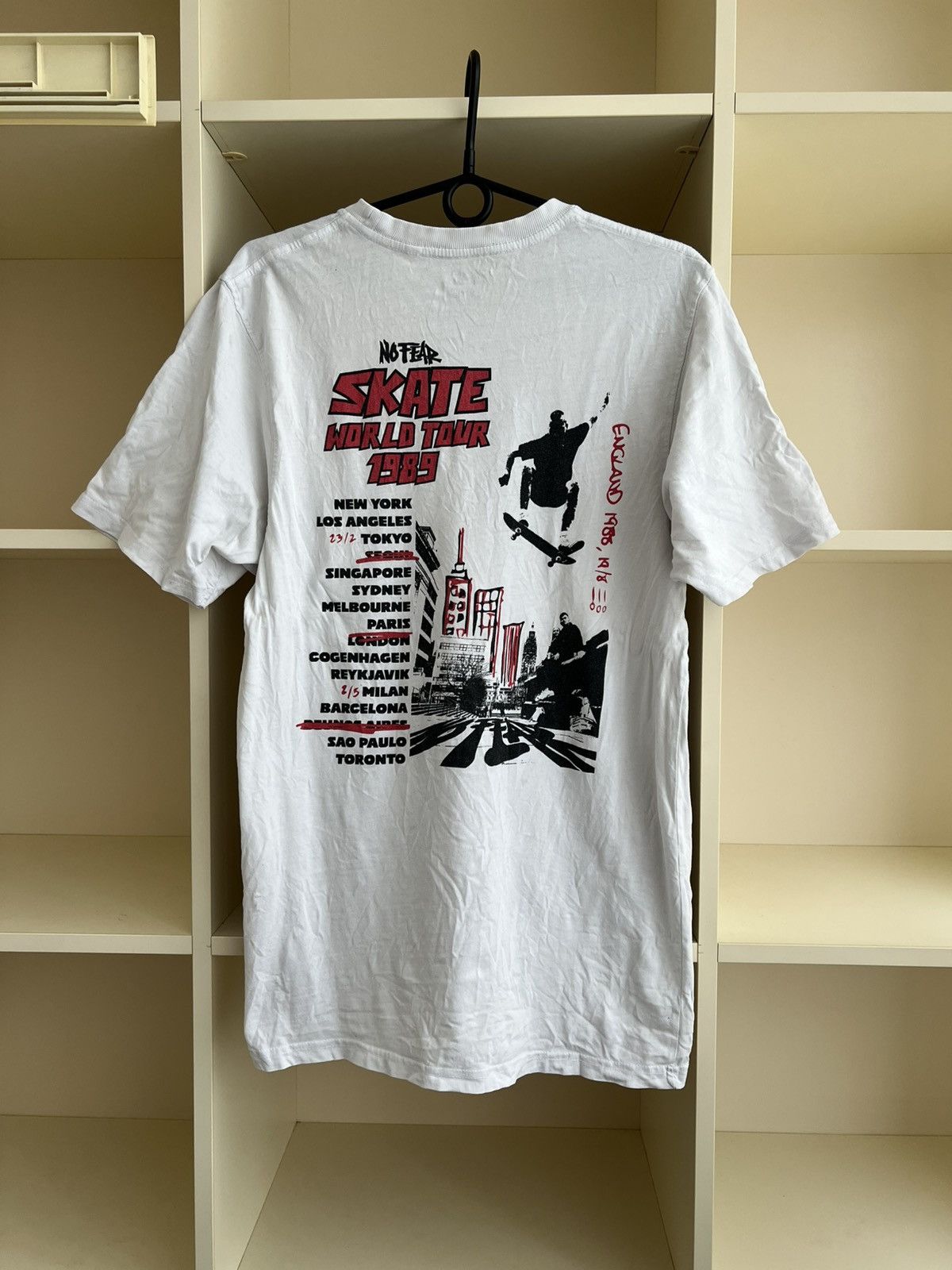 No Fear No Fear Skate World Tour T-Shirt Tee Size M Size US M / EU 48-50 / 2 - 1 Thumbnail