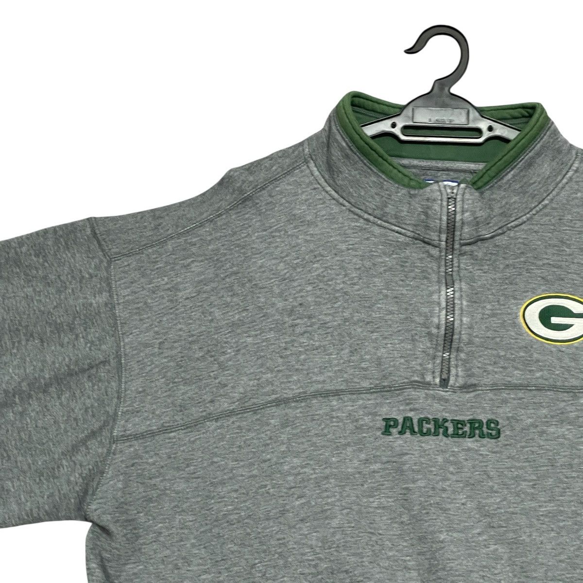 NFL Vintage 90s Green Bay Packers Game Day Half Zip Sweatshirts Size US XL / EU 56 / 4 - 5 Thumbnail