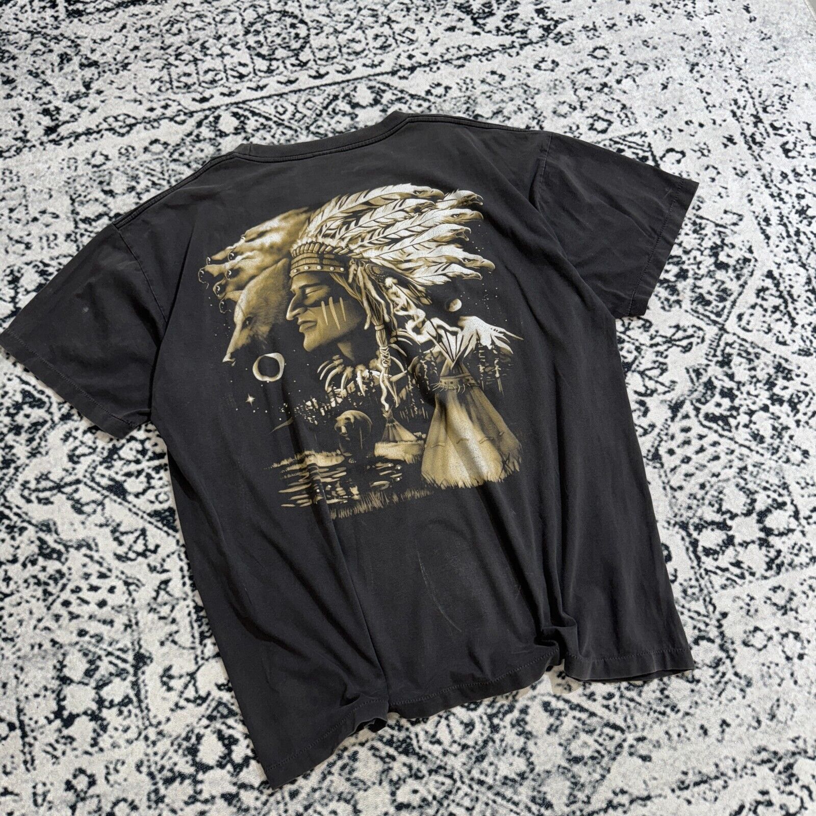 Vintage Vintage Unisex Gray Cotton T-Shirt Size XL Y2k 90s Archive Size US XL / EU 56 / 4 - 11 Thumbnail