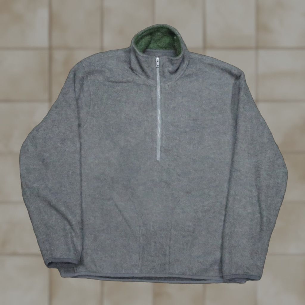 Vintage Onward Reserve Pullover Mens Medium Blue Gray Quarter Zip Fleece Sweater Size US M / EU 48-50 / 2 - 1 Thumbnail