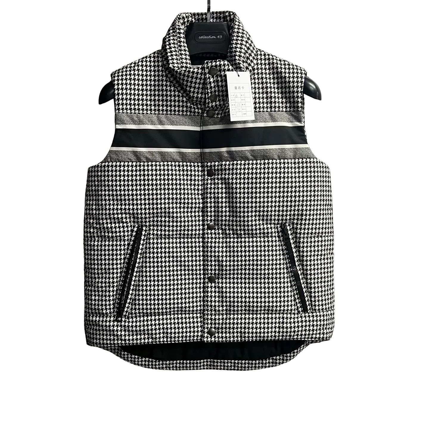 Dior Dior Houndstooth Logo Puffer Vest XS Size US XS / EU 42 / 0 - 1 Thumbnail