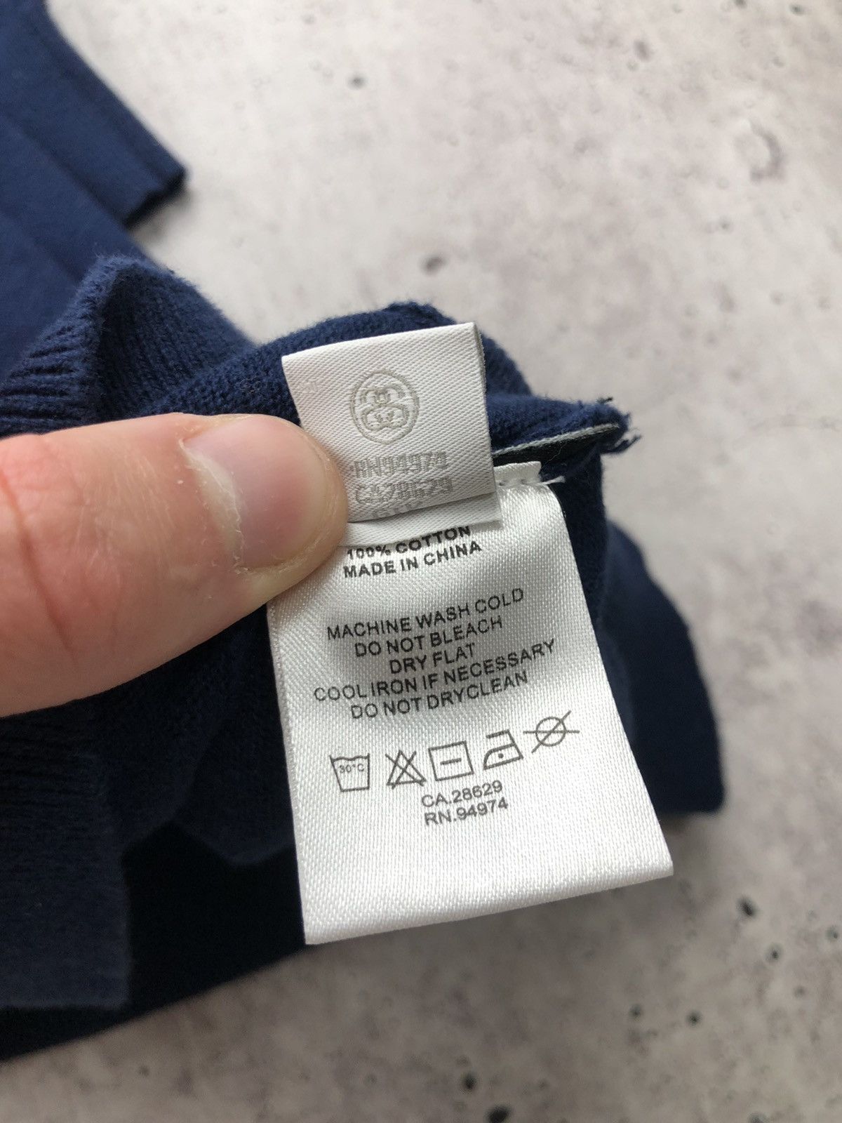 Stussy Stussy Full Zip LS Knit Polo Size US XL / EU 56 / 4 - 8 Thumbnail