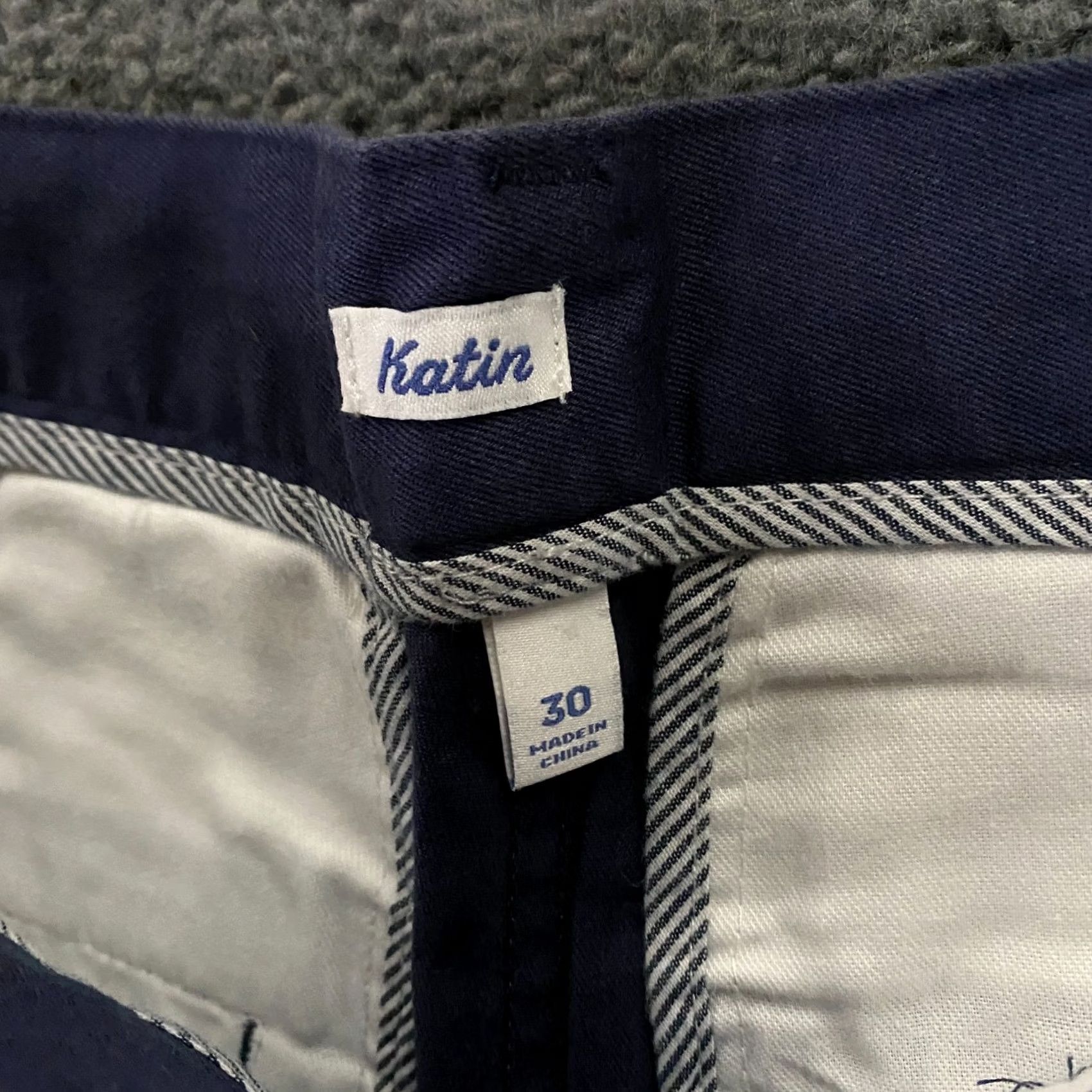 Katin Kraft Pant Chino Stretch Twill Skate Surf Blue Size 30x31 New Mens, Men's — image 5 of 6