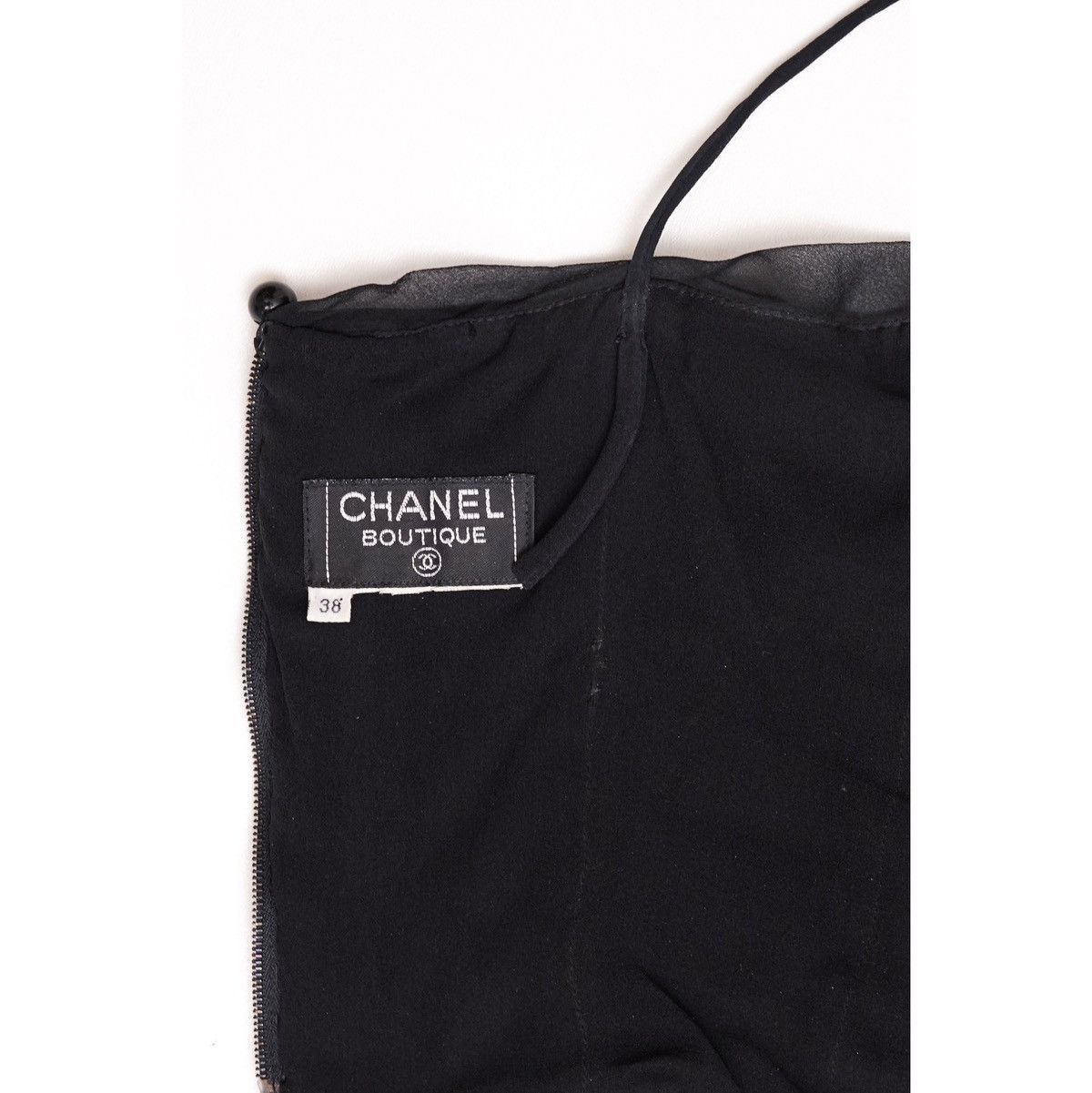 Chanel Chanel 1997 Black Ruched Tank Top Size S / US 4 / IT 40 - 6 Thumbnail