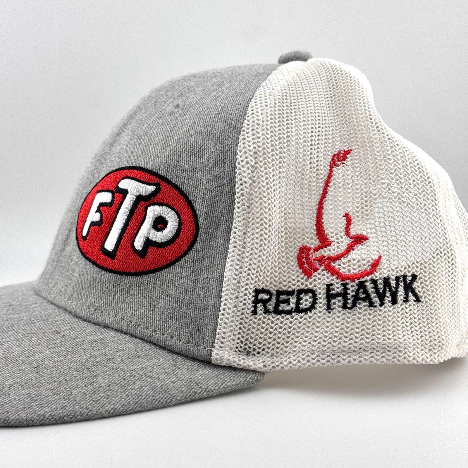 Vintage FTP STP Style Red Hawk Trucker Hat By Outdoor Cap Adjustable Size ONE SIZE - 3 Thumbnail