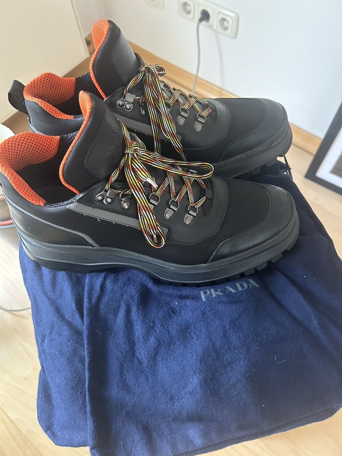 Prada Prada brixxen hiking boot Size US 11.5 / EU 44-45 - 3 Thumbnail