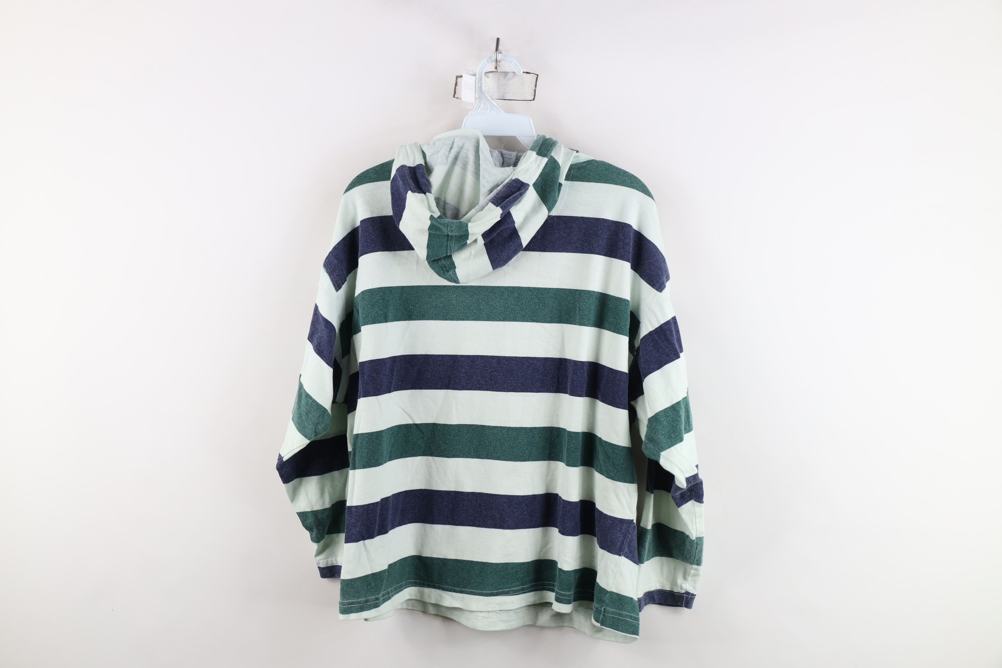 Vintage Vintage 90s Streetwear Cropped Baggy Fit Hoodie T-Shirt USA Size L / US 10 / IT 46 - 11 Thumbnail
