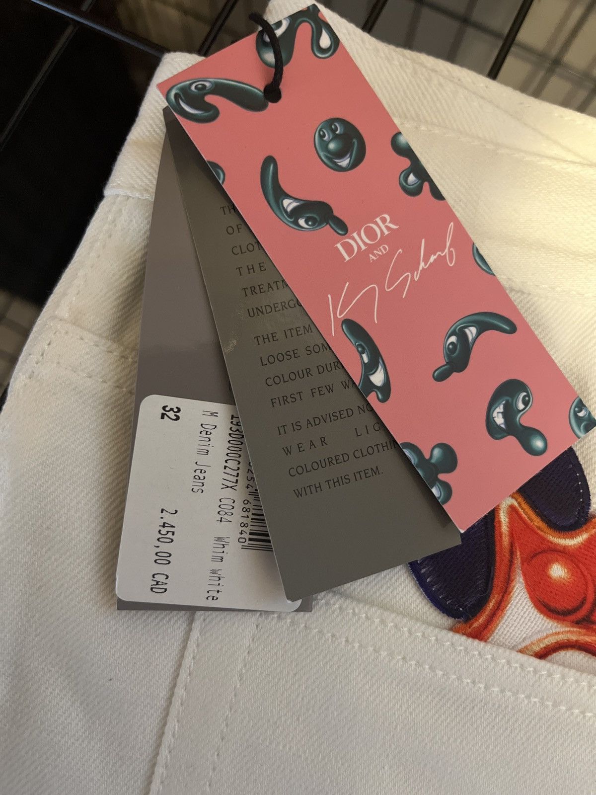 Dior Dior x Kenny Scharf jeans Size US 32 / EU 48 - 4 Thumbnail