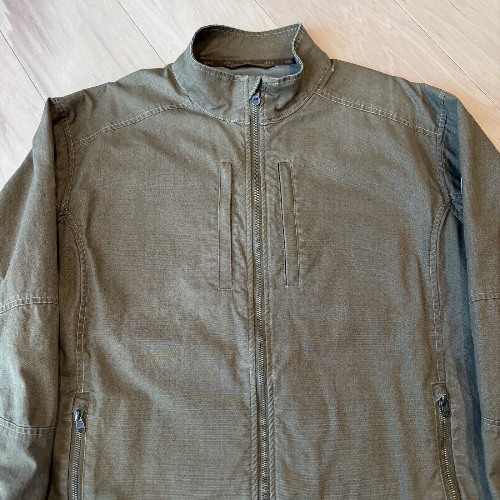 Kuhl Kuhl Burr Jacket 2XL Brown Full Zip Heavy Canvas Outerwear Size US XXL / EU 58 / 5 - 3 Thumbnail