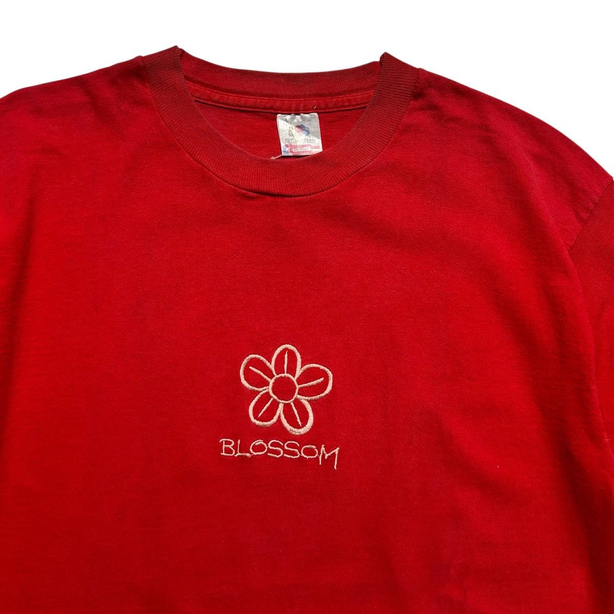 Vintage Vintage Flower Embroidered T-Shirt Size L / US 10 / IT 46 - 3 Thumbnail