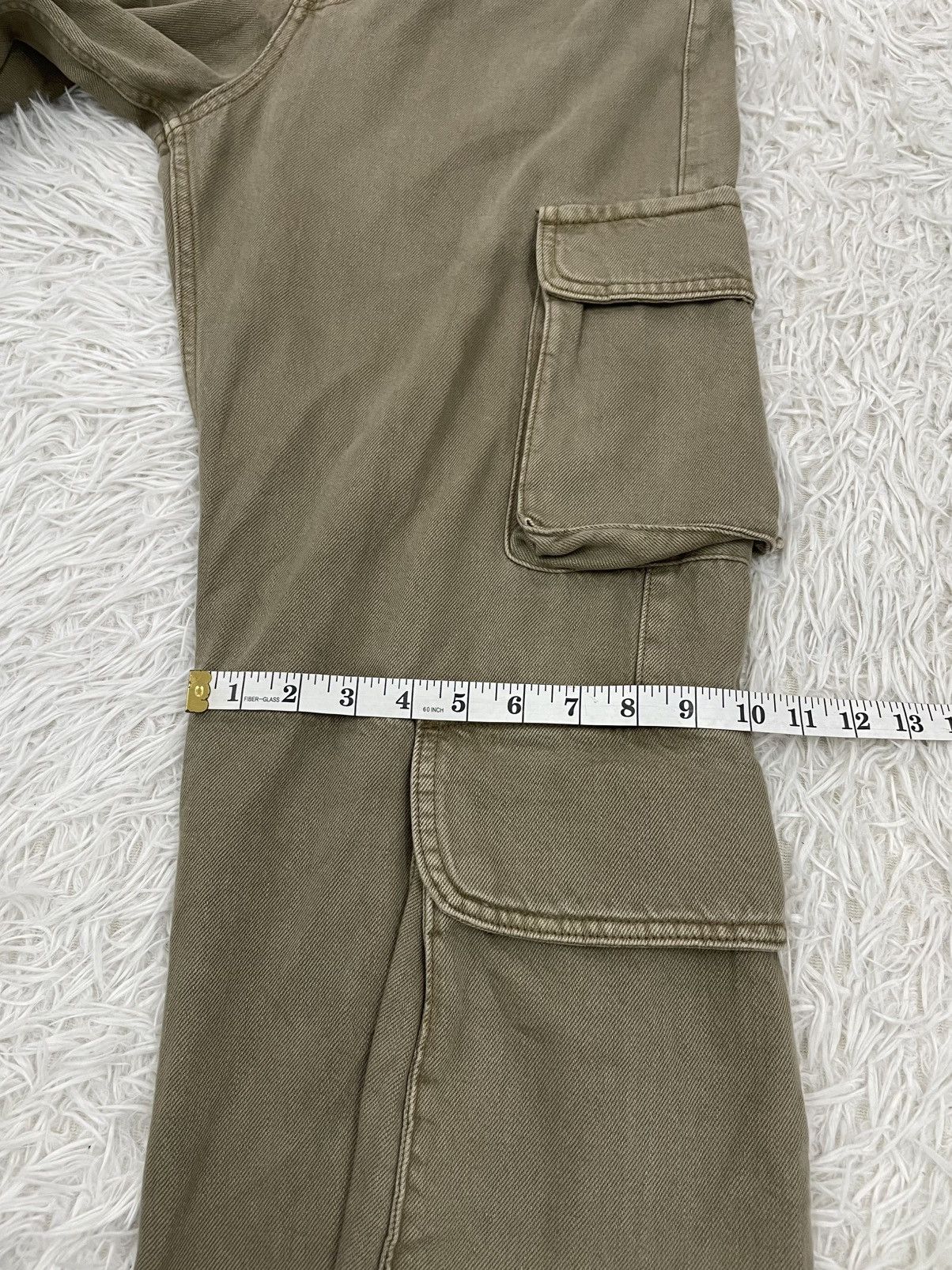 Zara Multi Big Cargo Pockets Zara Baggy Flair Pants Size US 32 / EU 48 - 14 Thumbnail
