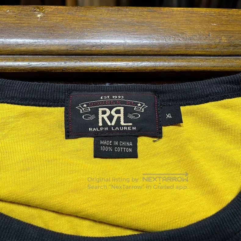 RRL Ralph Lauren RRL Ralph Lauren Short Sleeve T-Shirt (Double Layer) Size US XL / EU 56 / 4 - 3 Thumbnail