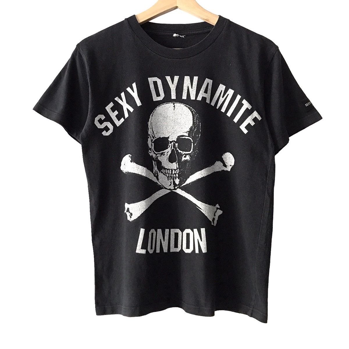 image of Sexy Dynamite London Japan Brand Seditionaries Skull Tee in Black, Men's (Size Small)