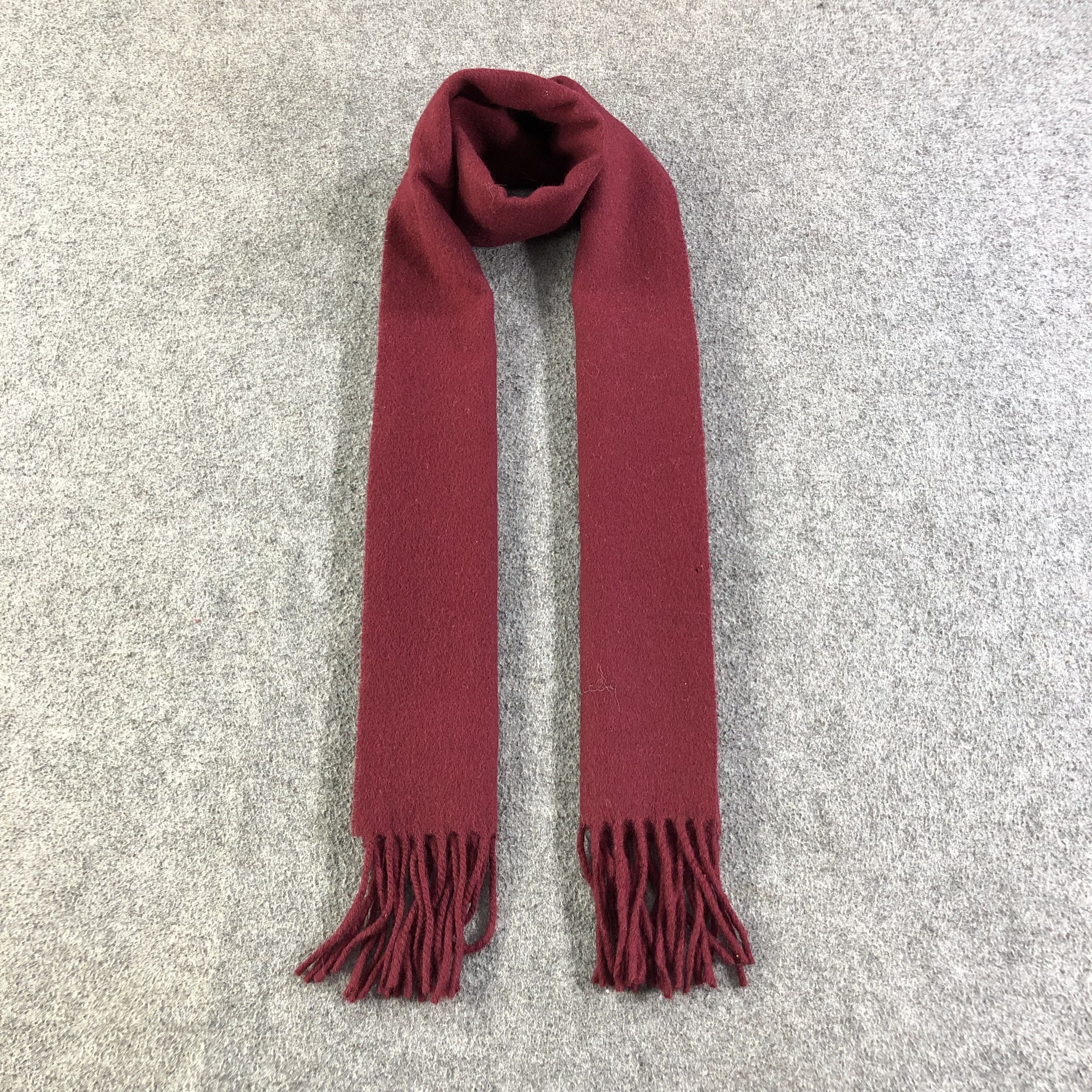 Givenchy Givenchy Plain Wool Scarf Muffler V1331 Size ONE SIZE - 1 Thumbnail