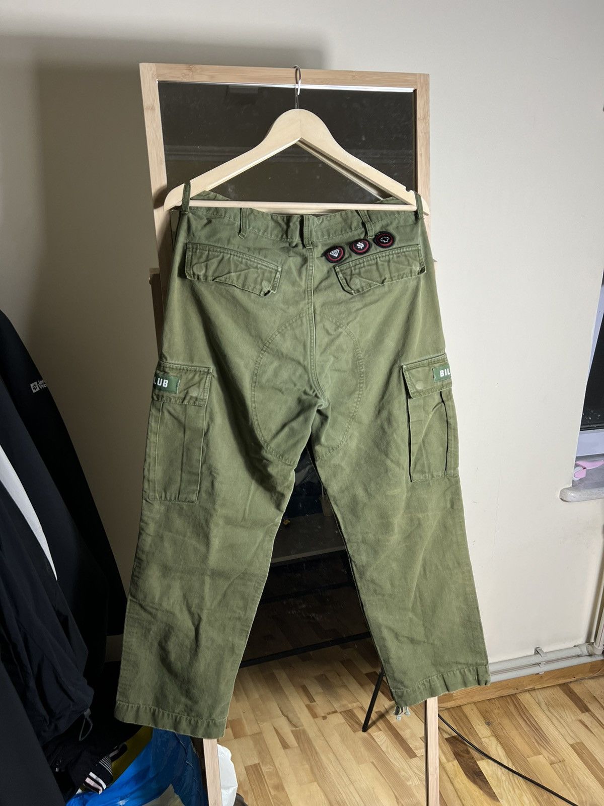 Billionaire Boys Club Y2K Billionaire Boys Club Cargo Pants Olive Green Utility Size US 32 / EU 48 - 3 Thumbnail