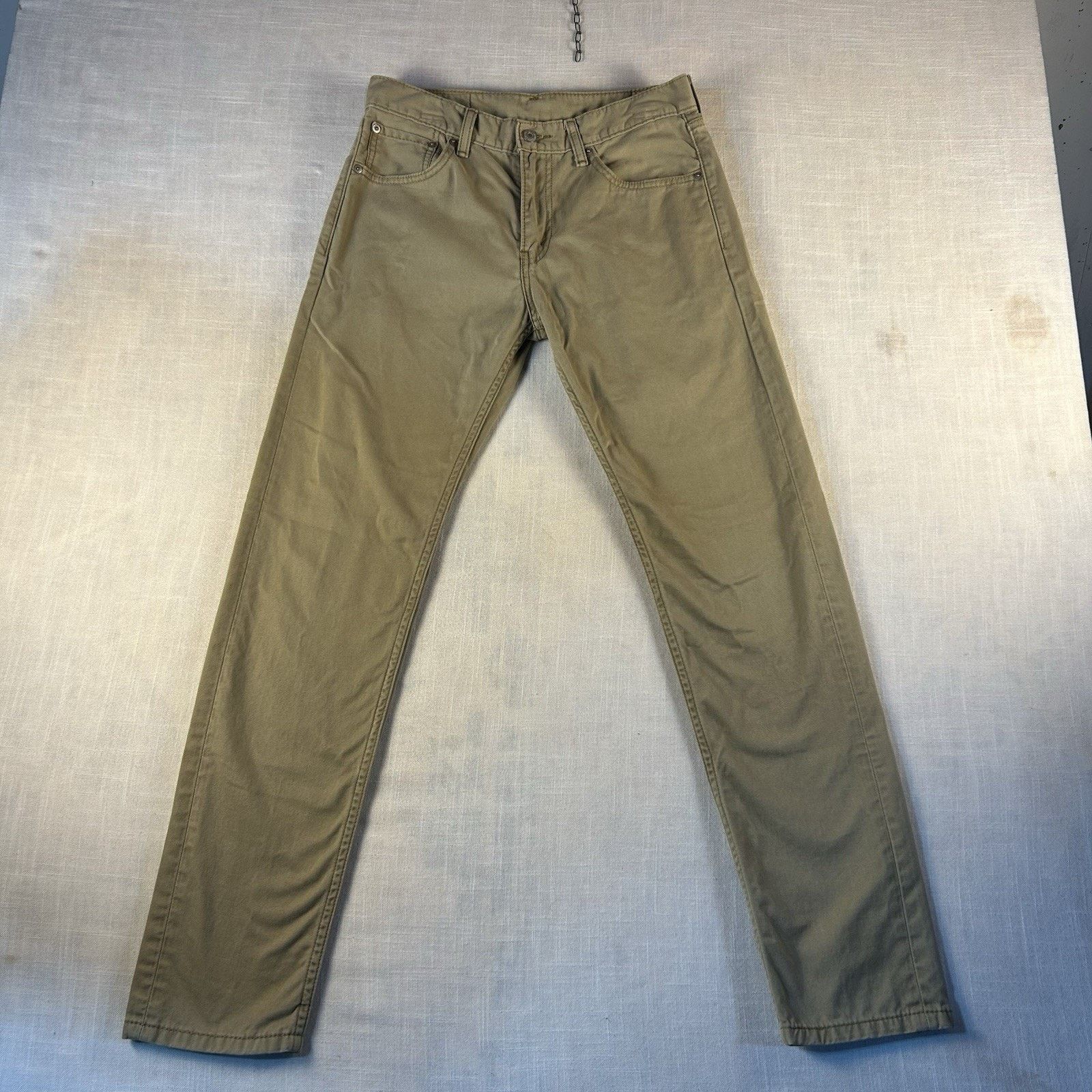 Levi's Levi's 508 Tapered Khaki 100% Cotton Pants Men's Size 29x32 Size US 29 - 1 Thumbnail