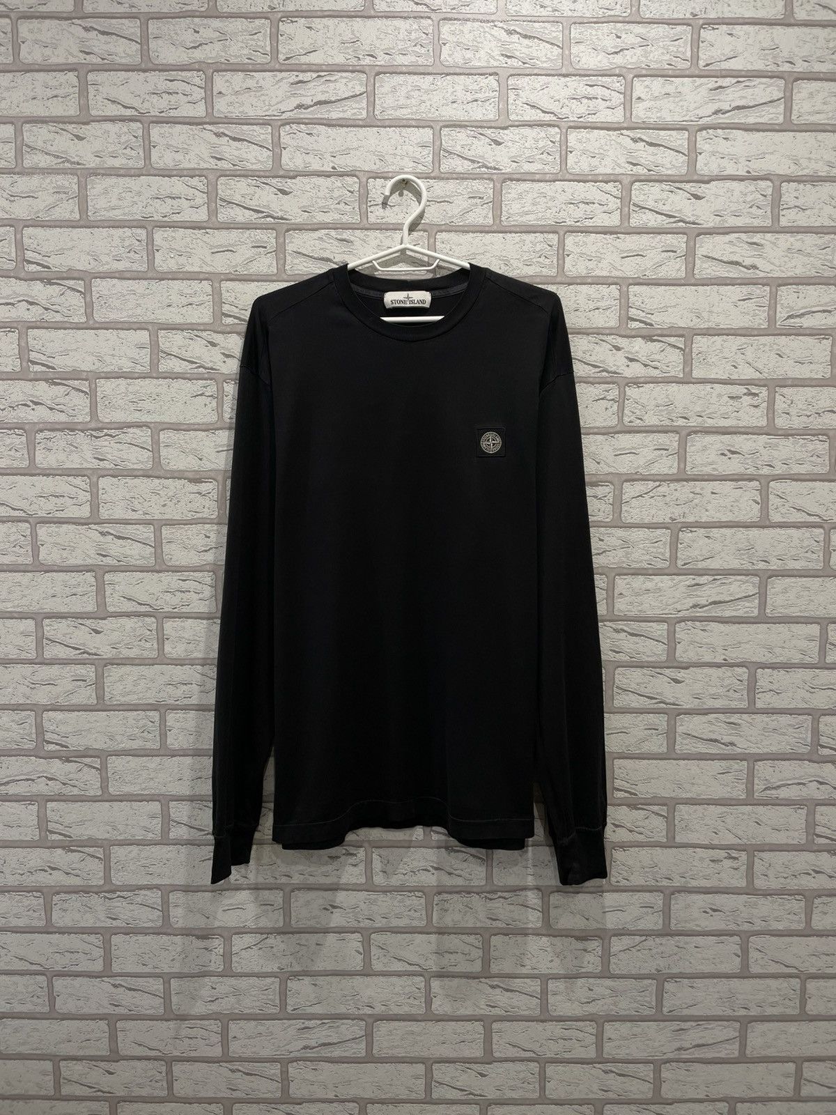 Designer Stone Island Patch Program Long Sleeve T Shirt Tee Size US L / EU 52-54 / 3 - 1 Thumbnail