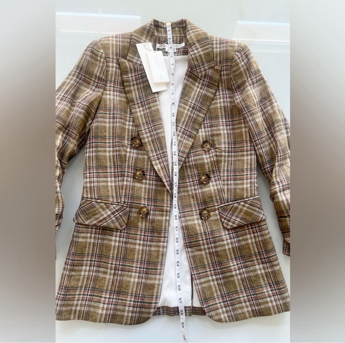 Veronica Beard Veronica Beard Beacon Plaid Dickey Blazer Jacket size 00 Size XXS / US 00 / IT 34 - 10 Thumbnail