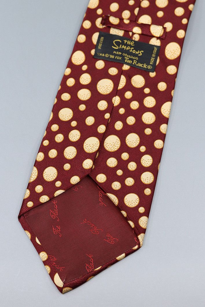 Other The Simpsons Homer Golf Tie – 1998 Vintage Italian Silk Size ONE SIZE - 2 Thumbnail